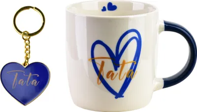 Zdjęcie produktu dla Tata Kubek Z Brelokiem 350Ml 8,5X12X9Cm