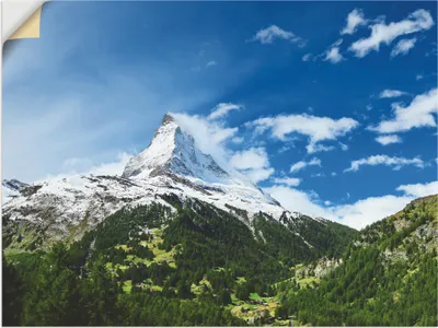 Produktbild von ARTland Wandbild, selbstklebend Matterhorn Größe: 40x30 cm