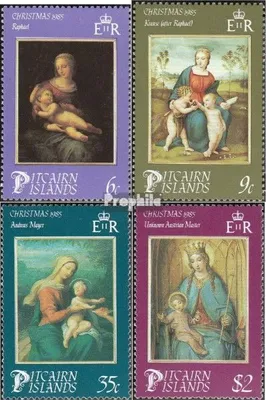 Produktbild von Briefmarken Pitcairn 1985 Mi 270-273 (kompl.Ausg.) postfrisch Weihnachten