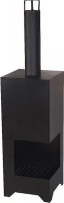 Immagine prodotto di DALLAS caminetto da esterno in acciaio nero 115x40x40 cm FARM COOK