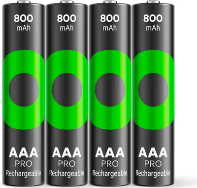 Immagine prodotto di 1x4 GP ReCyko Pro NiMH Akkus AAA/Micro 800mAh