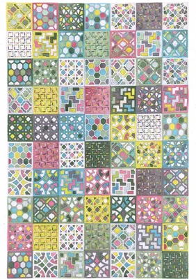 Image de Tapis Kilm en cuir de vache fait main