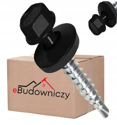 Produktbild von Selbstbohrende Fassadenschrauben 4,8x35 Schwarz RAL 9005 250 St.
