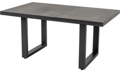 Produktbild von Lesli Living - Gartentisch Murcia - Grau - 140x85x67cm