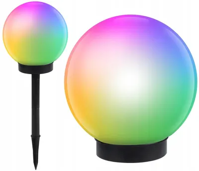 Zdjęcie produktu dla Lampka Solarna Kula 30cm RGB