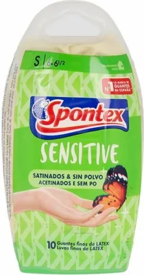 Obrázek produktu pro Rukavice Spontex Latex Sensitive velikost S