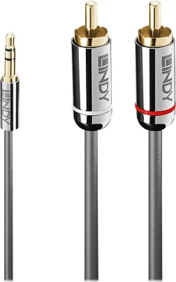 Obrázok produktu pre LINDY Audiokabel an Phono 3.5mm Cromo line 2m