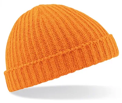 Produktbild von Beechfield B460 | Trawler Beanie Wintermütze - Farbe: Orange - Größe: One Size