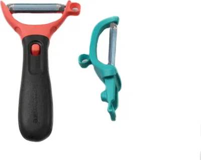 Produktbild von Tupperware Klick Schäler Set D82 D119 Sparschäler Universalschäler Schälfix