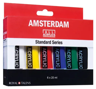 Obrázek produktu pro Talens 17820406, Více, Akrylová barva, Tekutina, 20 ml, 6 kusů