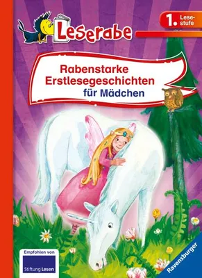 Produktbild von Rabenstarke Erstlesegeschichten für Mädchen - Leserabe 1. Klasse - Erstlesebuch für Kinder ab 6 Jahren