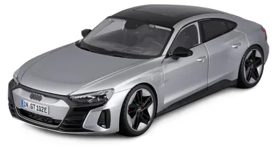 Image de Bburago 18-11050 - Modèle réduit - Audi RS e-tron GT (argent, échelle 1:18) Modèle réduit de voiture