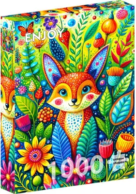 Image de Puzzle 1000 pièces Enjoy – Invité du jardin