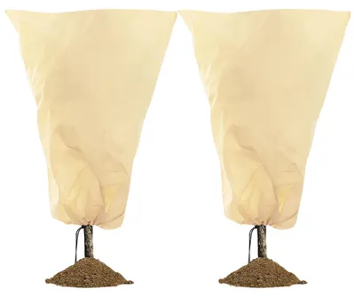 Imagen del producto de Cubierta para plantas de invierno, tela no tejida, 120 x 180 cm, protección para plantas de jardín