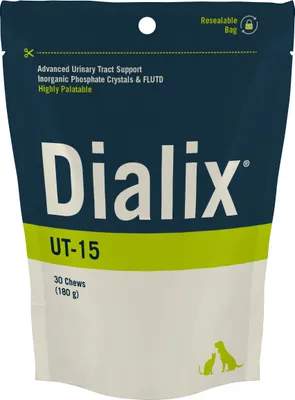 Zdjęcie produktu dla DIALIX® UT-15 - Suplement wspierający zdrowie dróg moczowych i pęcherza, 30 tabletek do żucia