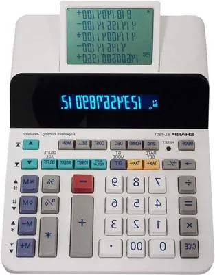 Productafbeelding van Famanu Desktop Rekenmachine, wit - Hoogwaardig en betrouwbaar