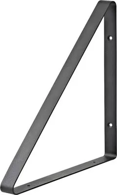Immagine prodotto di Staffa Dolle BERMUDA 250x250x30 mm nero 1 pezzo, in metallo
