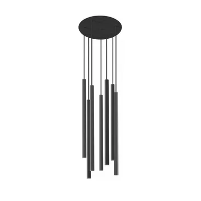 Zdjęcie produktu dla Żyrandol LASER czarny 7xG9x10W metal wym:130x30x30cm IP20 Nowodvorski Lighting