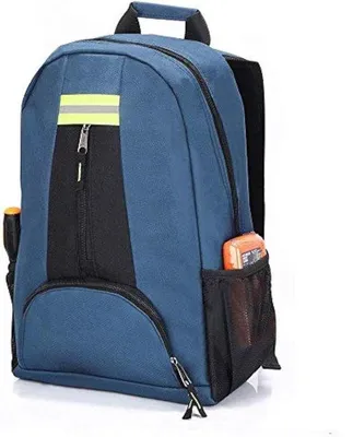 Produktbild von Famanu Werkzeugtasche für Elektriker - robuste Werkzeugrucksack - langlebiger Arbeitsschutz - schwarz