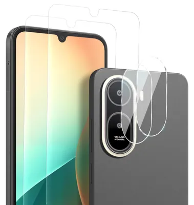 Produktbild von 2x Display + Kamera Glas für Xiaomi Redmi A7 Pro Panzerfolie Displayglas Kameraglas 9H Schutzglas
