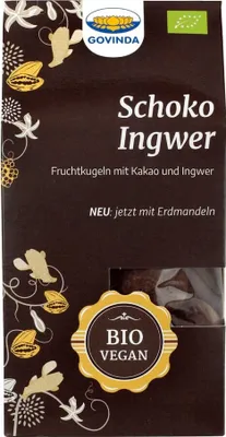 Image de Govinda - Boules au chocolat et au gingembre - 120g