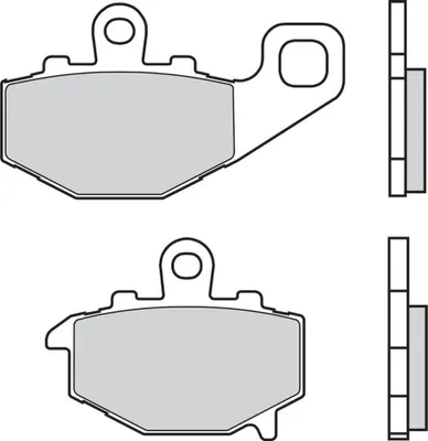 Produktbild von BREMBO CC 07KA1617 Organische Bremsbeläge Paar für KAWASAKI