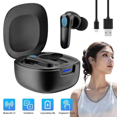 Produktbild von AI Übersetzer Kopfhörer 144 Sprachen Echtzeit BT Übersetzung Earbuds Translator