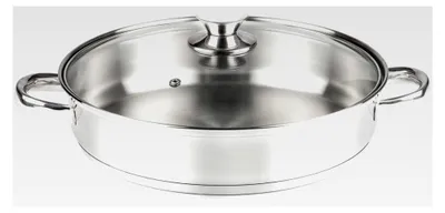 Produktbild von Niedriger Kochtopf 26 cm, Edelstahl 18/10