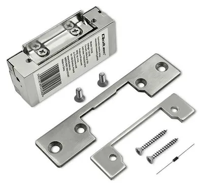 Image de Qoltec Gâche électrique symétrique réversible | 12V | Acier inoxydable