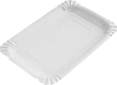 Produktbild von 250 Stück Wurstschalen Weiß 17 x 24 cm – Perfekt für Grillpartys, leicht zu reinigen!