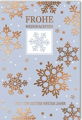 Produktbild von Weihnachten - Glückwunschkarte im Format 11,5 x 17 cm mit Umschlag