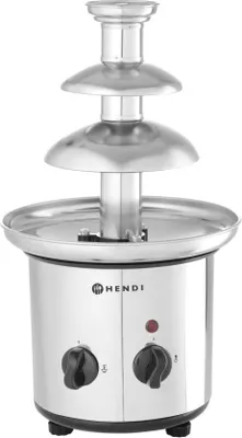 Produktbild von Schokoladenbrunnen Edelstahl Automatische Temperaturregulierung 700 Gramm Schokolade. Ø 210x(H)390mm, 230V/250W