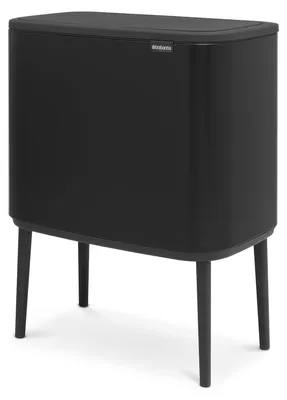 Produktbild von Brabantia 316203, 34 l, Rechteckig, Stahl, Schwarz, Kunststoff, 540 mm
