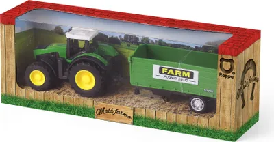 Obrázok produktu pre Kovový traktor s vlečkou