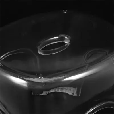 Produktbild von Transparenter Duschhocker aus Kunststoff mit Fußstütze, rutschfester Badezimmerhocker und ergonomischer Tritthocker für Dusche und Bad