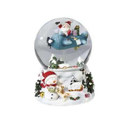 Produktbild von Inge Glas - Spieluhr Santa - Polyresin - 14,5 cm