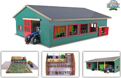 Immagine prodotto di Kids Globe Farming Viehstall (bewegliche Türen, abnehmbares Dach,1:32)