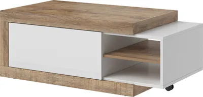 Produktbild von Masseno Couchtisch SINFONIA 120 cm Kaffetisch für Wohnzimmer Sofatisch Wohnzimmertisch Braun