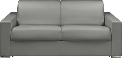 Produktbild von 3-Sitzer-Sofa mit Express-Klappmechanismus in CALITO - Grau - Maße der Liegefläche: 140 cm - 18 cm Formgedächtnismatratze