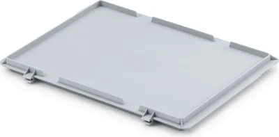 Produktbild von Scharnierdeckel für Eurobehälter | BxT 30x40cm | Eurobox, Transportbox, Transportbehälter, Stapelbehälter