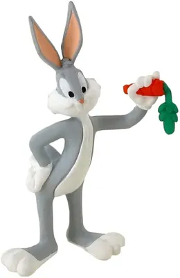 Imagen del producto de Figura Bugs Bunny con Zanahoria Looney Tunes 10 cms