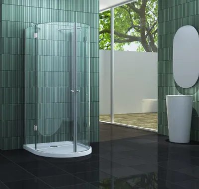 Produktbild von U-Duschkabine INTUBO 100 x 100 x 195 cm ohne Duschtasse