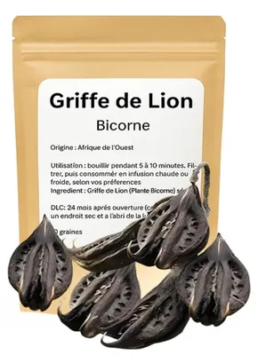 Gedroogde Bicornpflanze – 20 Samen, 100% natürlich, Westafrika