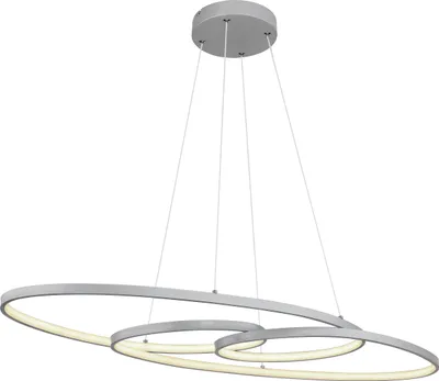 Produktbild von Globo Lighting Hängeleuchte Metall silberfarben matt, LED