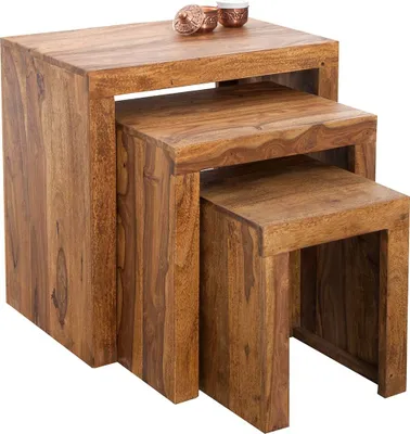 Produktbild von Beistelltisch Holz Design Tisch Modern Wohnzimmer JETZT KAUFEN