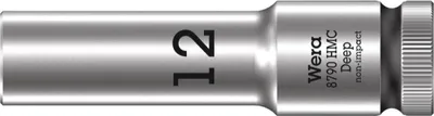Produktbild von WERA Steckschlüsseleinsatz 1/2" SW 12 Lang Stahl 18 mm