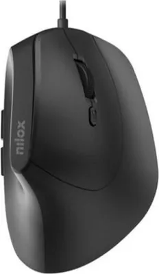Produktbild von Nilox MOUSB3013, Optisch, USB Typ-A, 3600 DPI, Schwarz