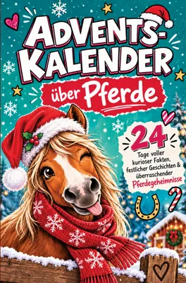 Produktbild von Adventskalender mit Pferde-Thema und 24 Überraschungen