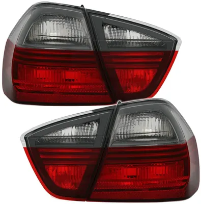Für BMW 3er E90 Limousine 2005-09/2008 Rückleuchten Schwarz / Rot Links + Rechts in der Farbe Schwarz von AD TUNING GmbH & Co. KG