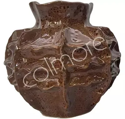 Productafbeelding van Vase FINN, keramiek, Ø26x24cm, bruin